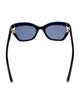 Carolina Herrera Signature Logo Wayfarer Sunglasses