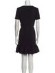Carolina Herrera Virgin Wool Mini Dress
