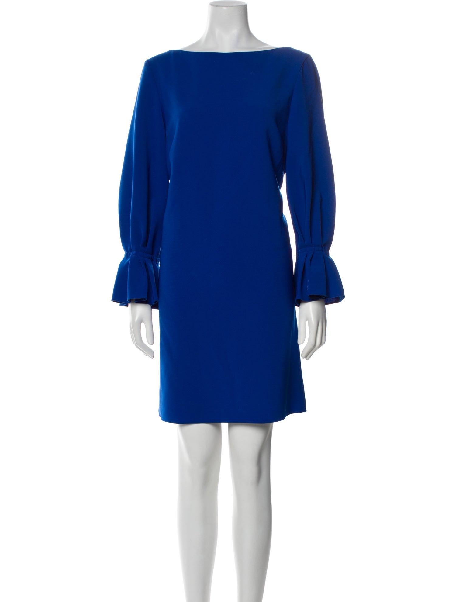 Carolina Herrera Bateau Neckline Mini Dress