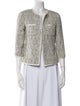 Carolina Herrera Tweed Pattern Evening Jacket