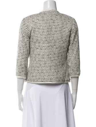 Carolina Herrera Tweed Pattern Evening Jacket