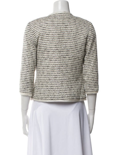 Carolina Herrera Tweed Pattern Evening Jacket