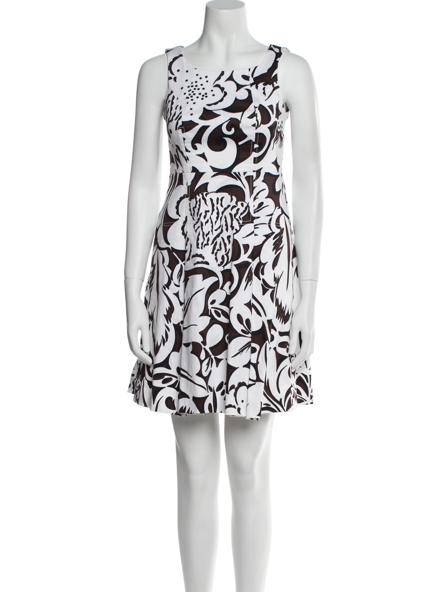 Carolina Herrera Printed Mini Dress