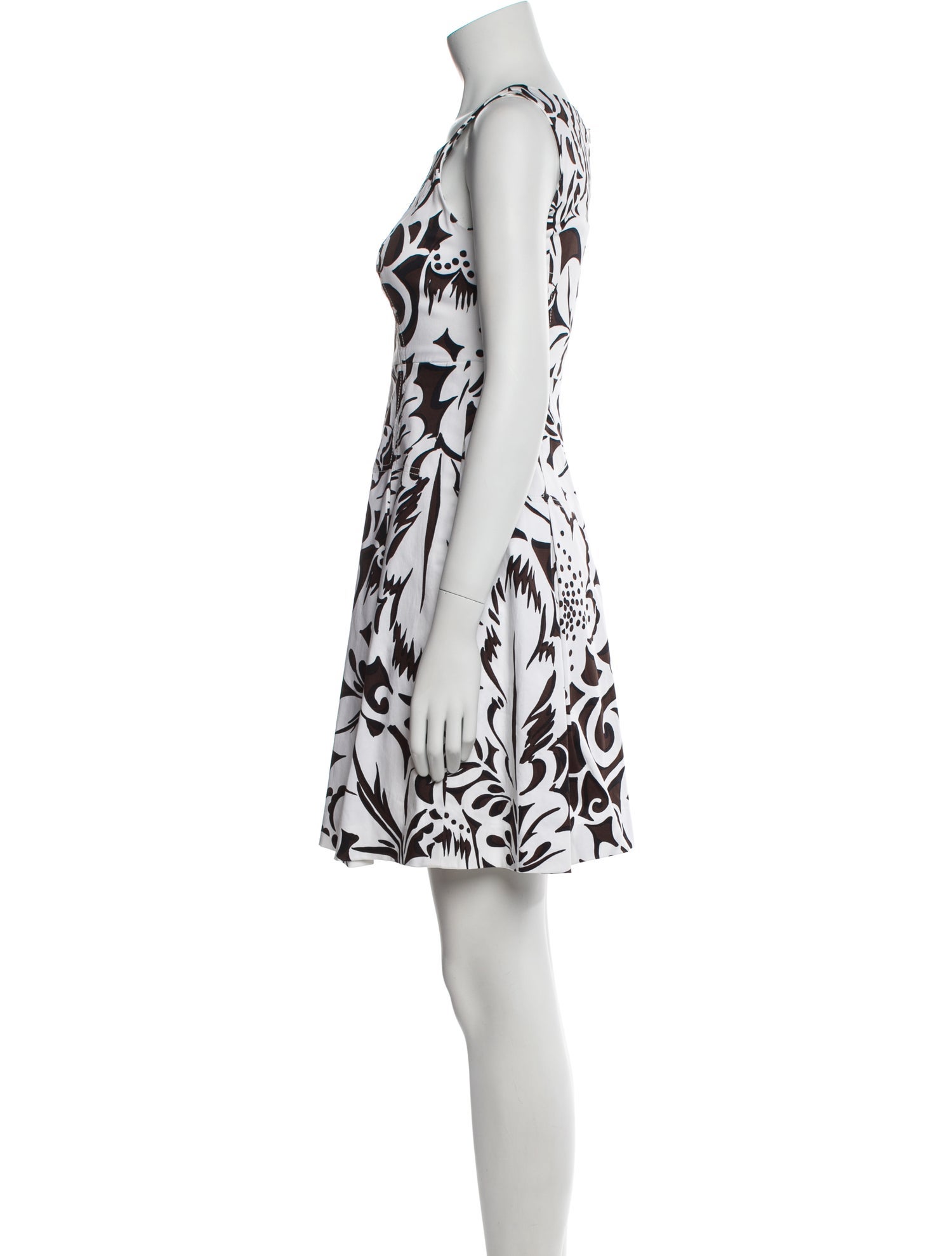 Carolina Herrera Printed Mini Dress