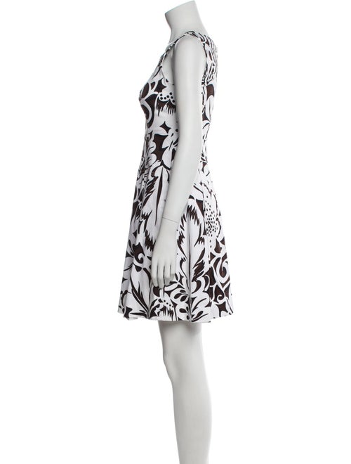 Carolina Herrera Printed Mini Dress