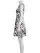Carolina Herrera Printed Mini Dress
