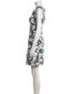 Carolina Herrera Floral Print Mini Dress