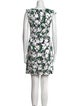 Carolina Herrera Floral Print Mini Dress