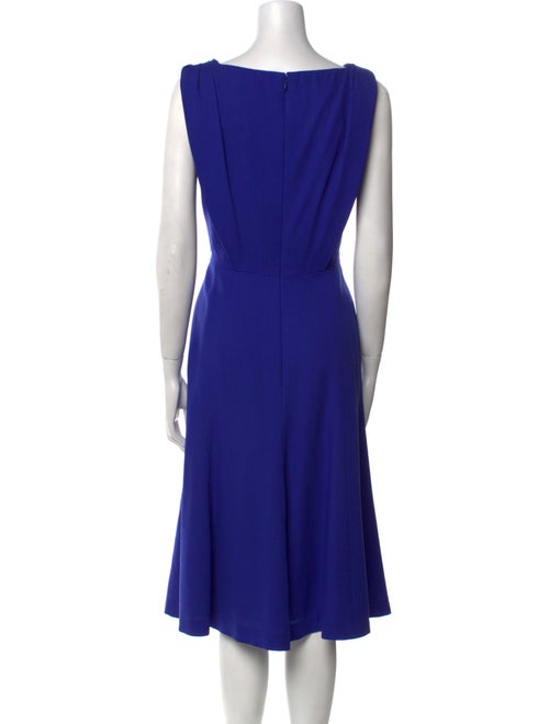Carolina Herrera Square Neckline Midi Length Dress
