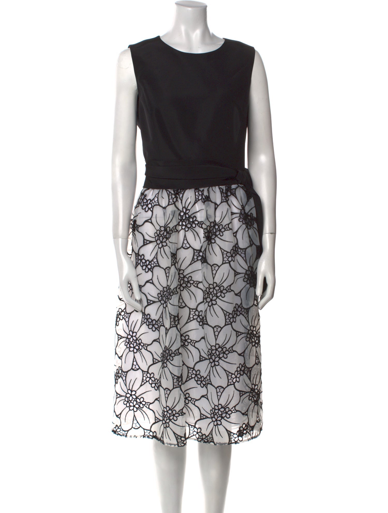 Carolina Herrera Silk Midi Length Dress