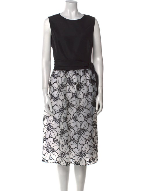 Carolina Herrera Silk Midi Length Dress