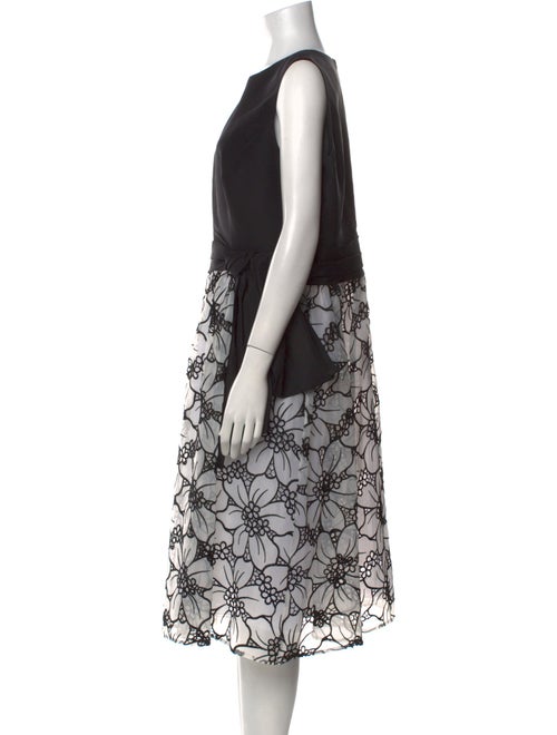 Carolina Herrera Silk Midi Length Dress