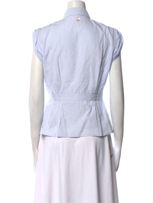 Carolina Herrera Sleeveless Button-Up Top
