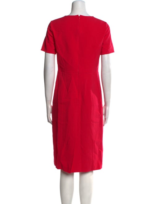 Carolina Herrera Crew Neck Knee-Length Dress
