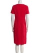 Carolina Herrera Crew Neck Knee-Length Dress