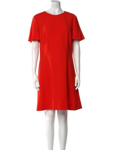 Carolina Herrera Dresses Virgin Wool Knee-Length Dress US 12 | XL
