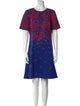 Carolina Herrera Printed Knee-Length Dress
