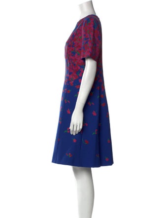 Carolina Herrera Printed Knee-Length Dress