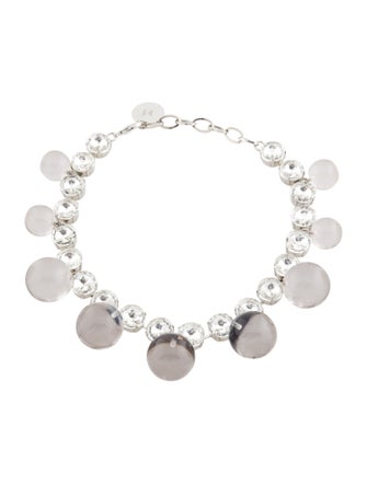 Carolina Herrera Crystal & Resin Collar Necklace