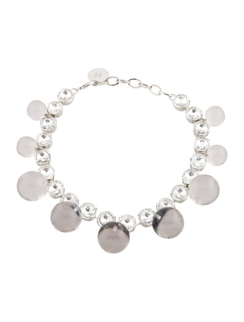 Carolina Herrera Crystal & Resin Collar Necklace