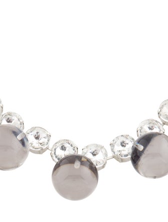 Carolina Herrera Crystal & Resin Collar Necklace