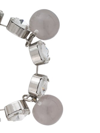 Carolina Herrera Resin Bead & Rhinestone Charm Bracelet