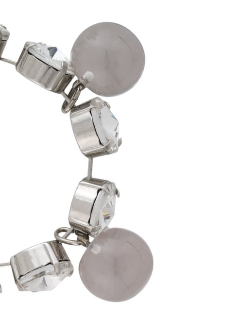 Carolina Herrera Resin Bead & Rhinestone Charm Bracelet