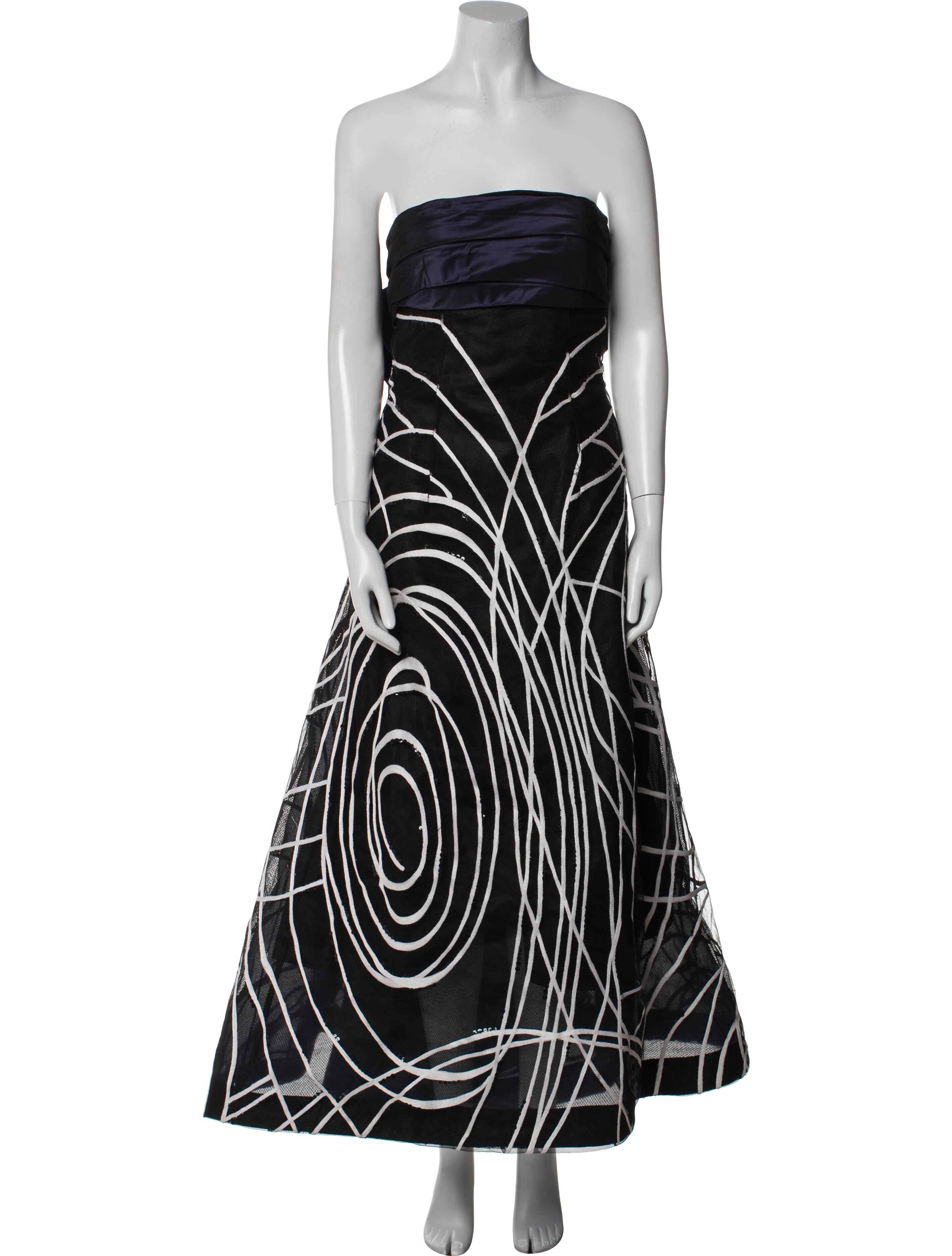 Carolina Herrera Printed Long Dress