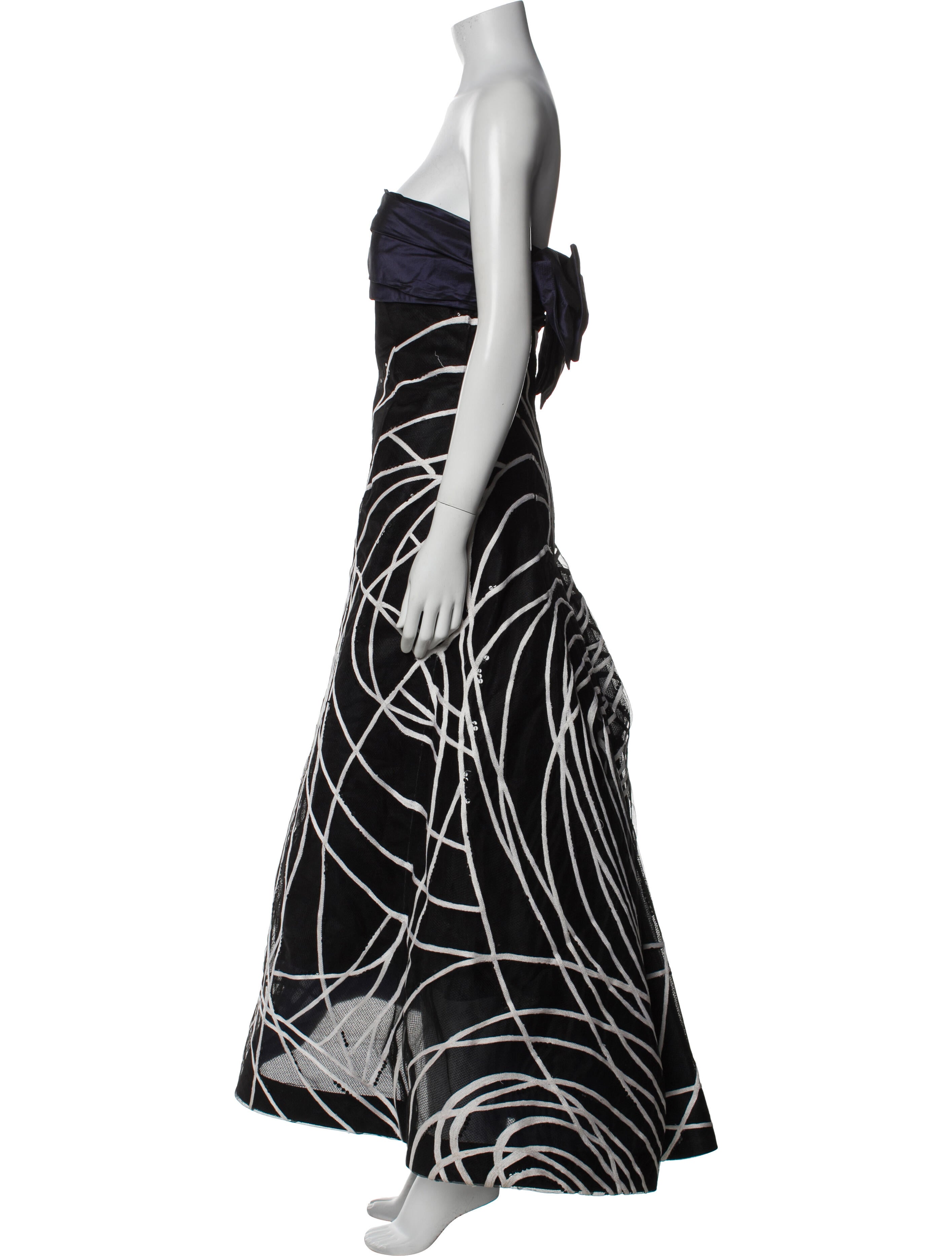Carolina Herrera Printed Long Dress