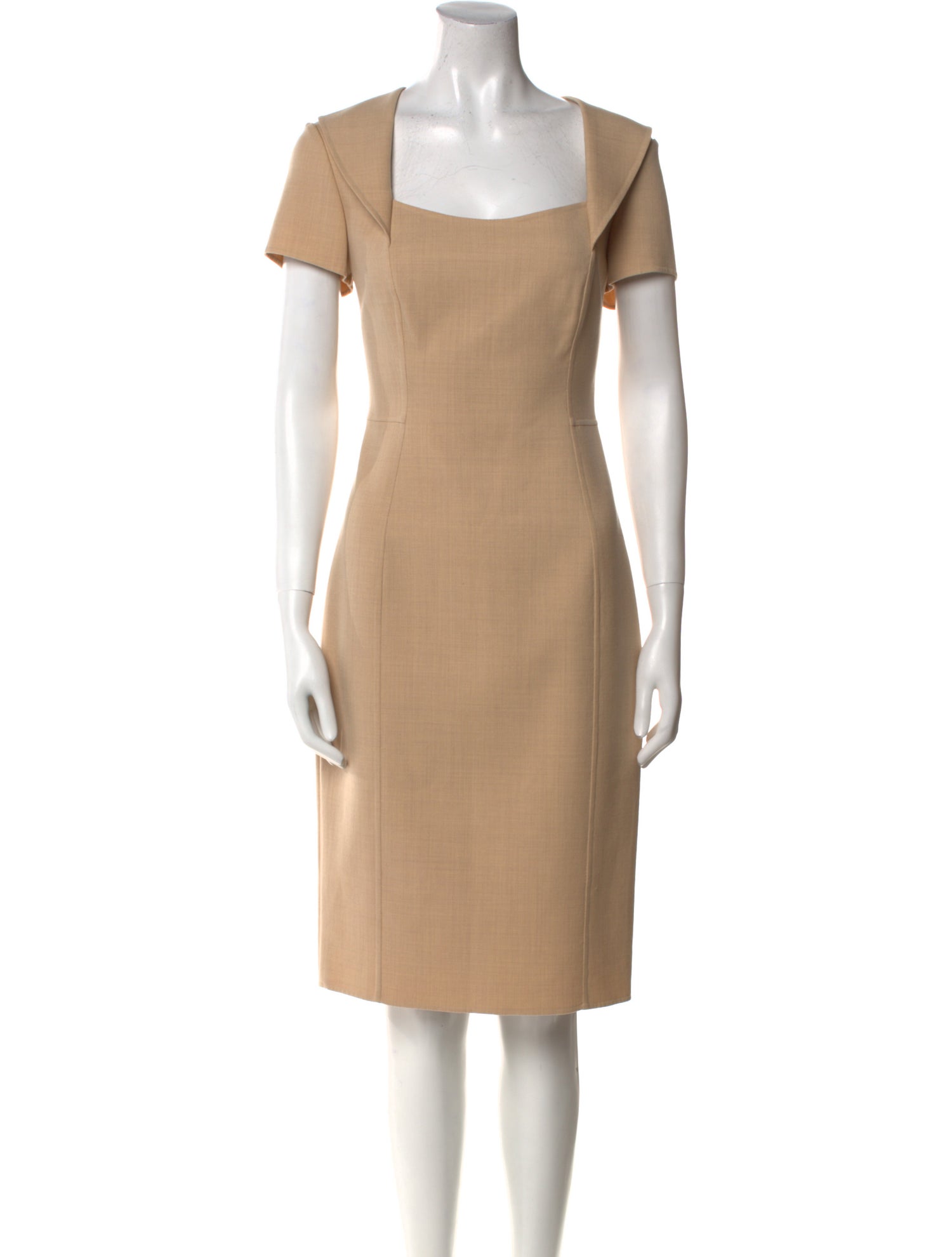 Carolina Herrera Virgin Wool Knee-Length Dress