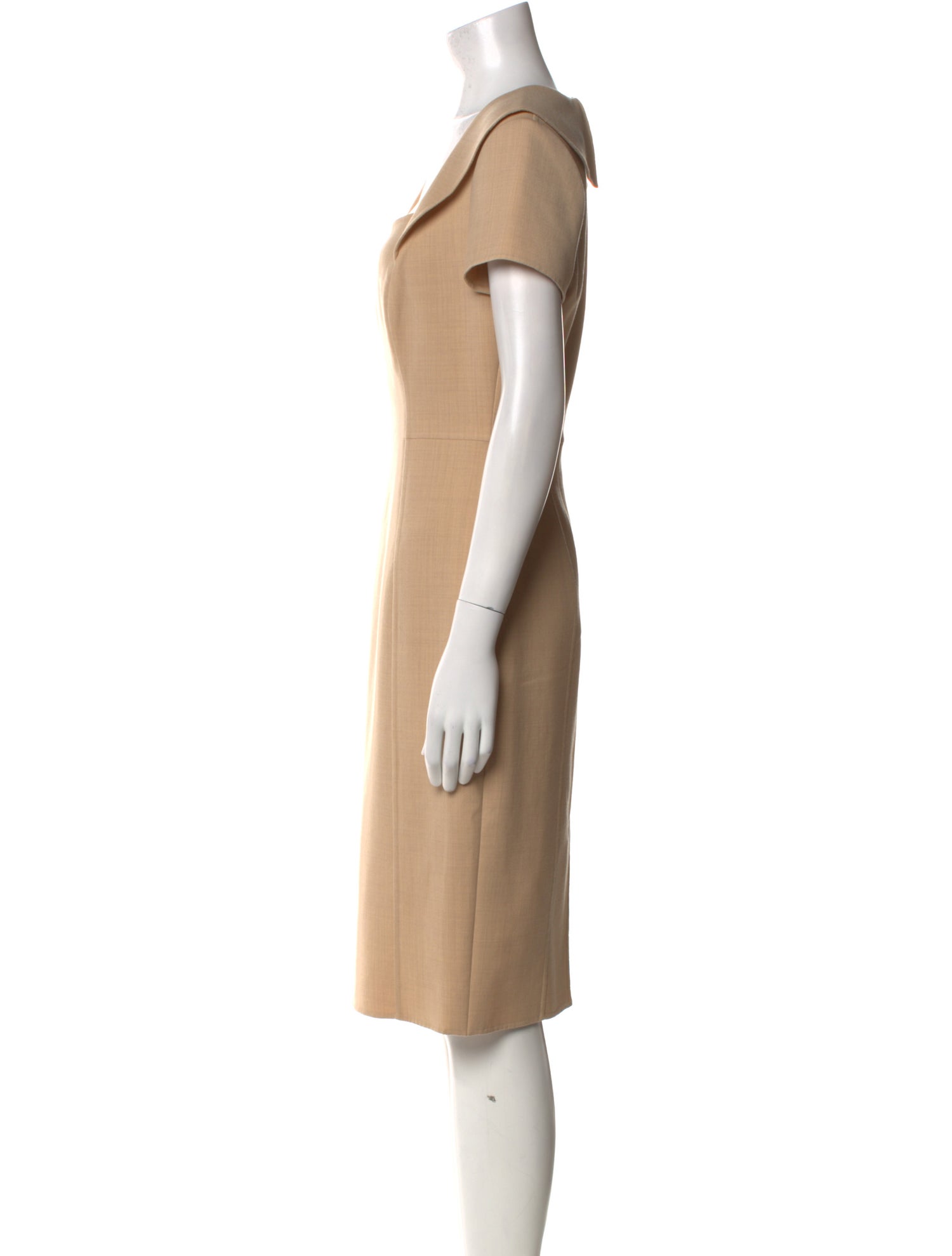 Carolina Herrera Virgin Wool Knee-Length Dress