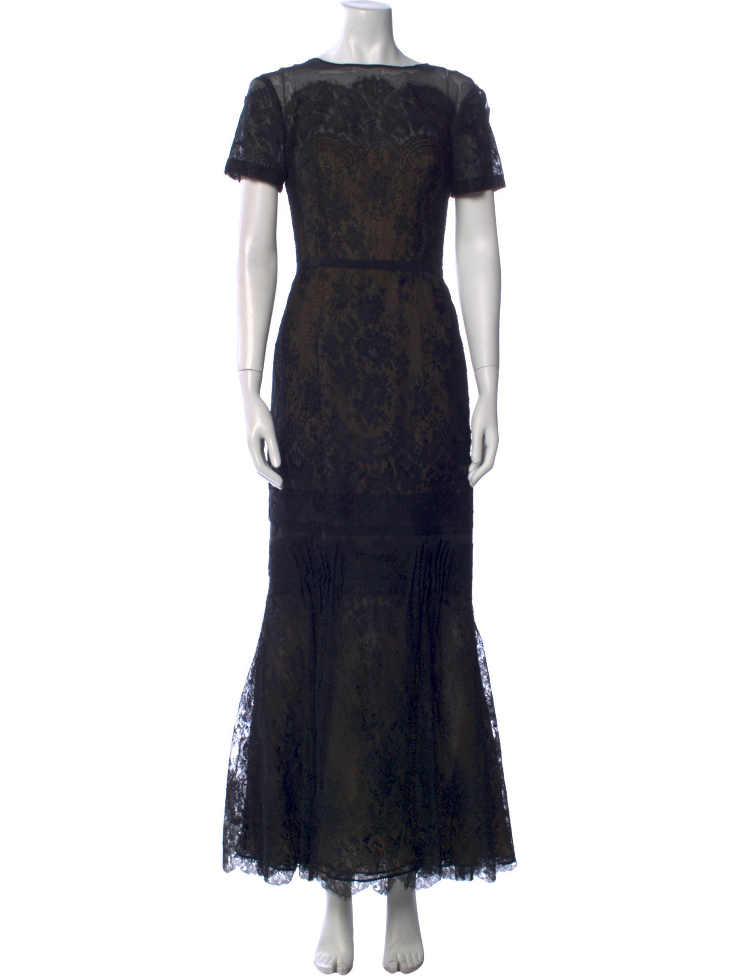 Carolina Herrera Lace Long Dress