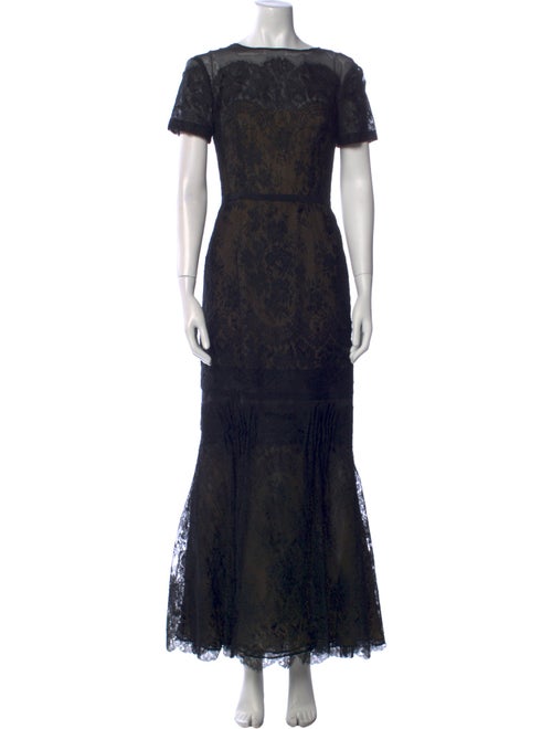 Carolina Herrera Lace Long Dress
