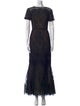 Carolina Herrera Lace Long Dress