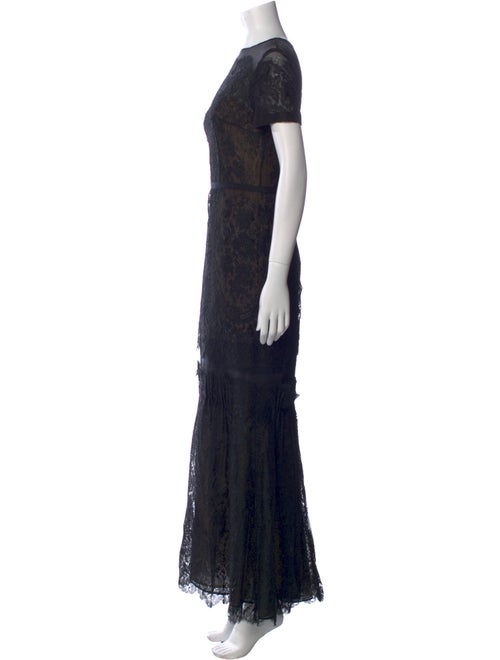 Carolina Herrera Lace Long Dress