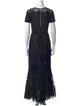 Carolina Herrera Lace Long Dress