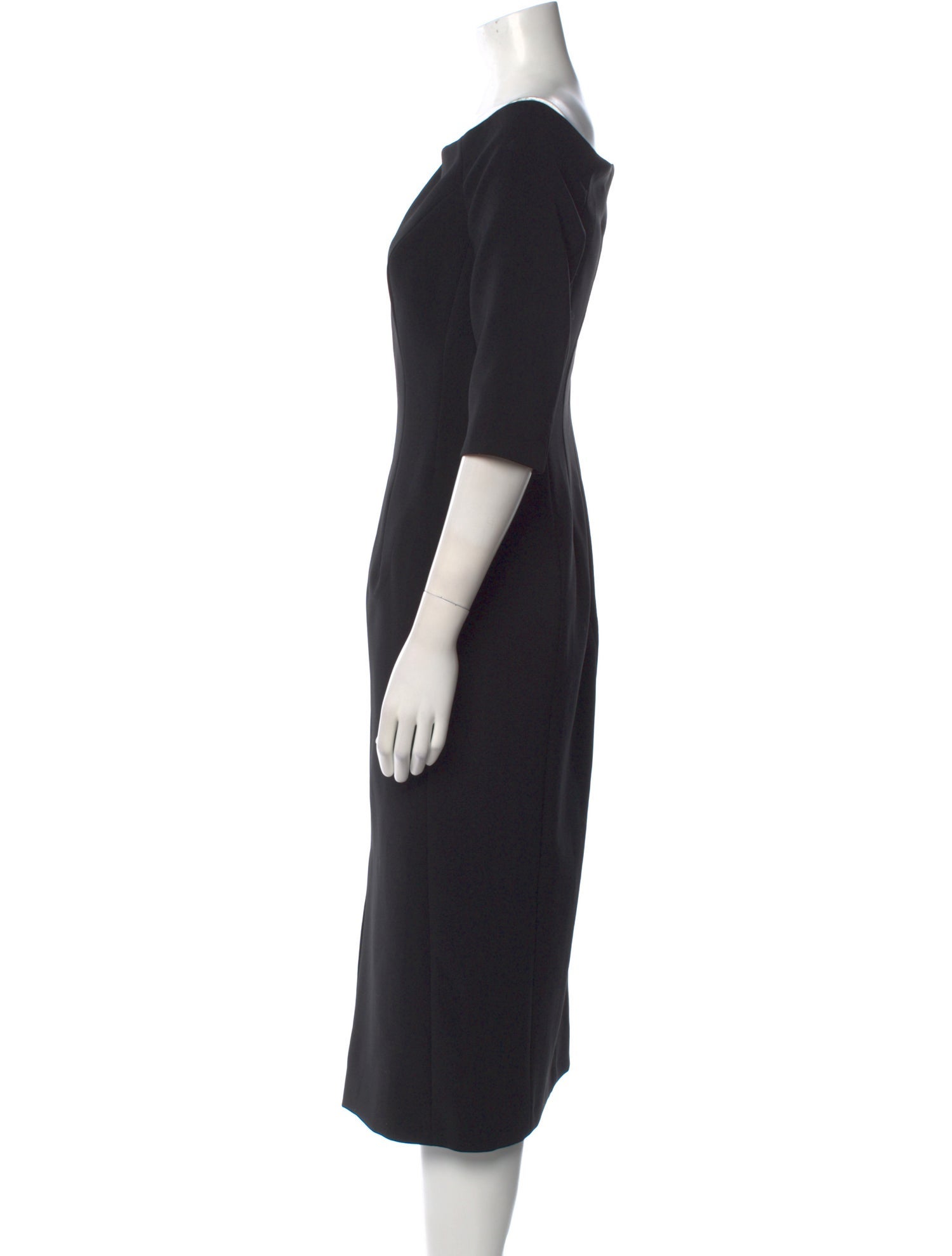 Carolina Herrera Bateau Neckline Midi Length Dress w/ Tags