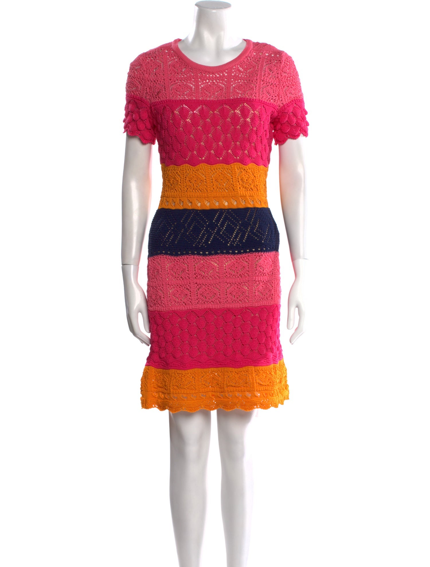 Carolina Herrera Striped Knee-Length Dress