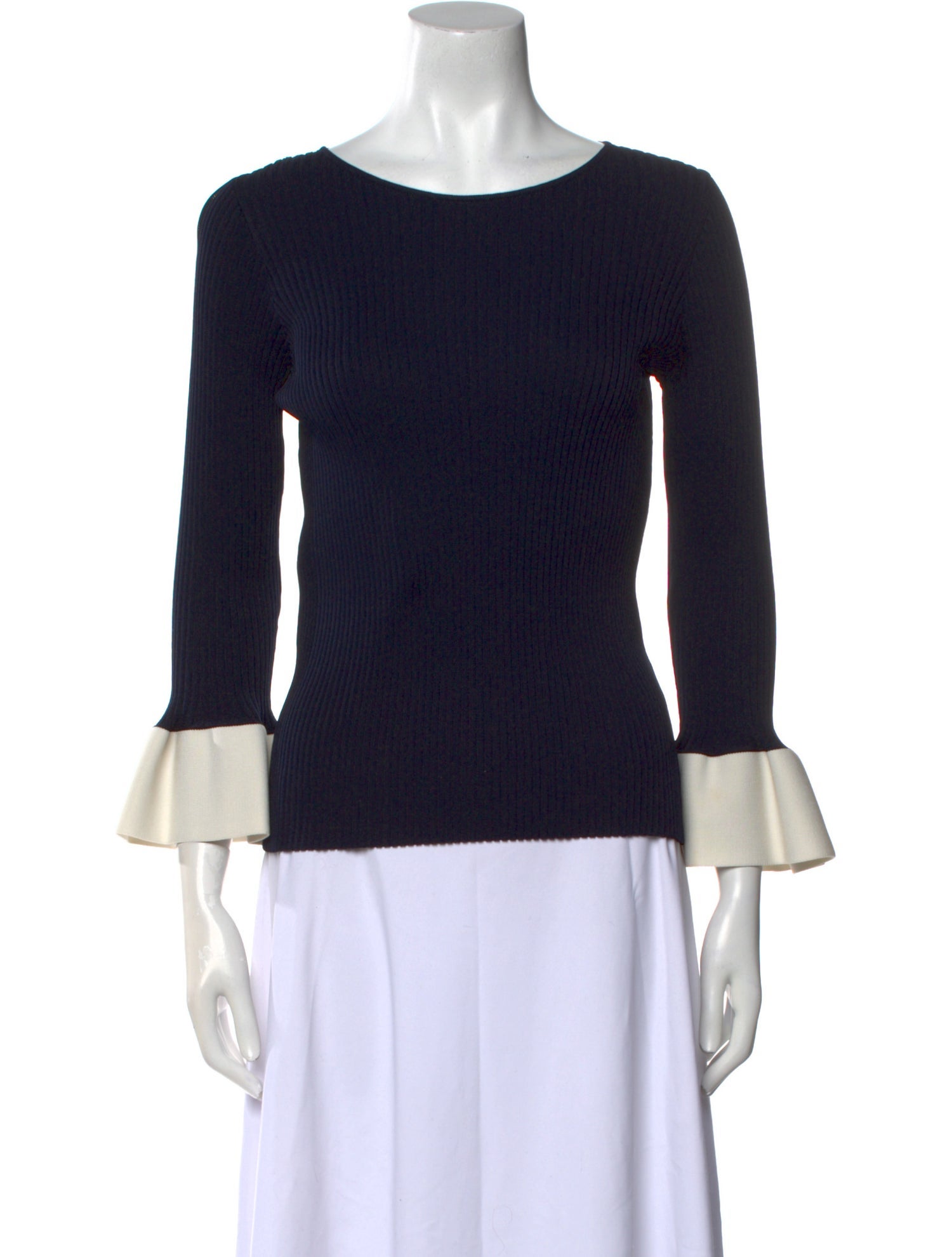 CH Carolina Herrera Scoop Neck Sweater