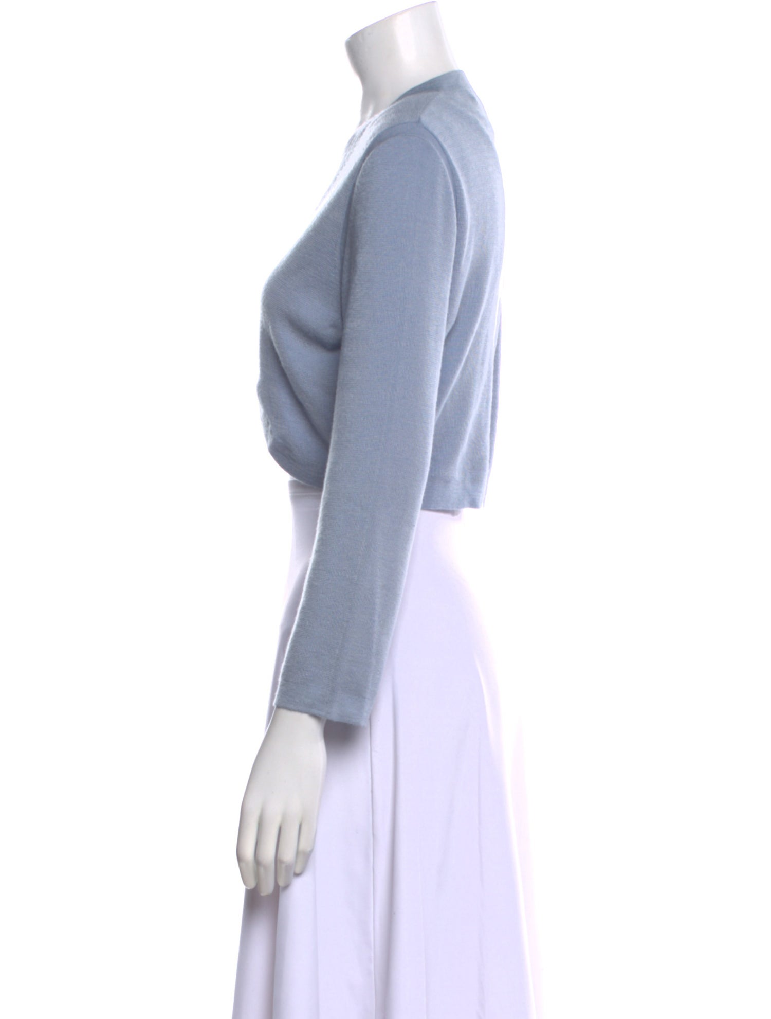 Carolina Herrera Cashmere Open Front Sweater