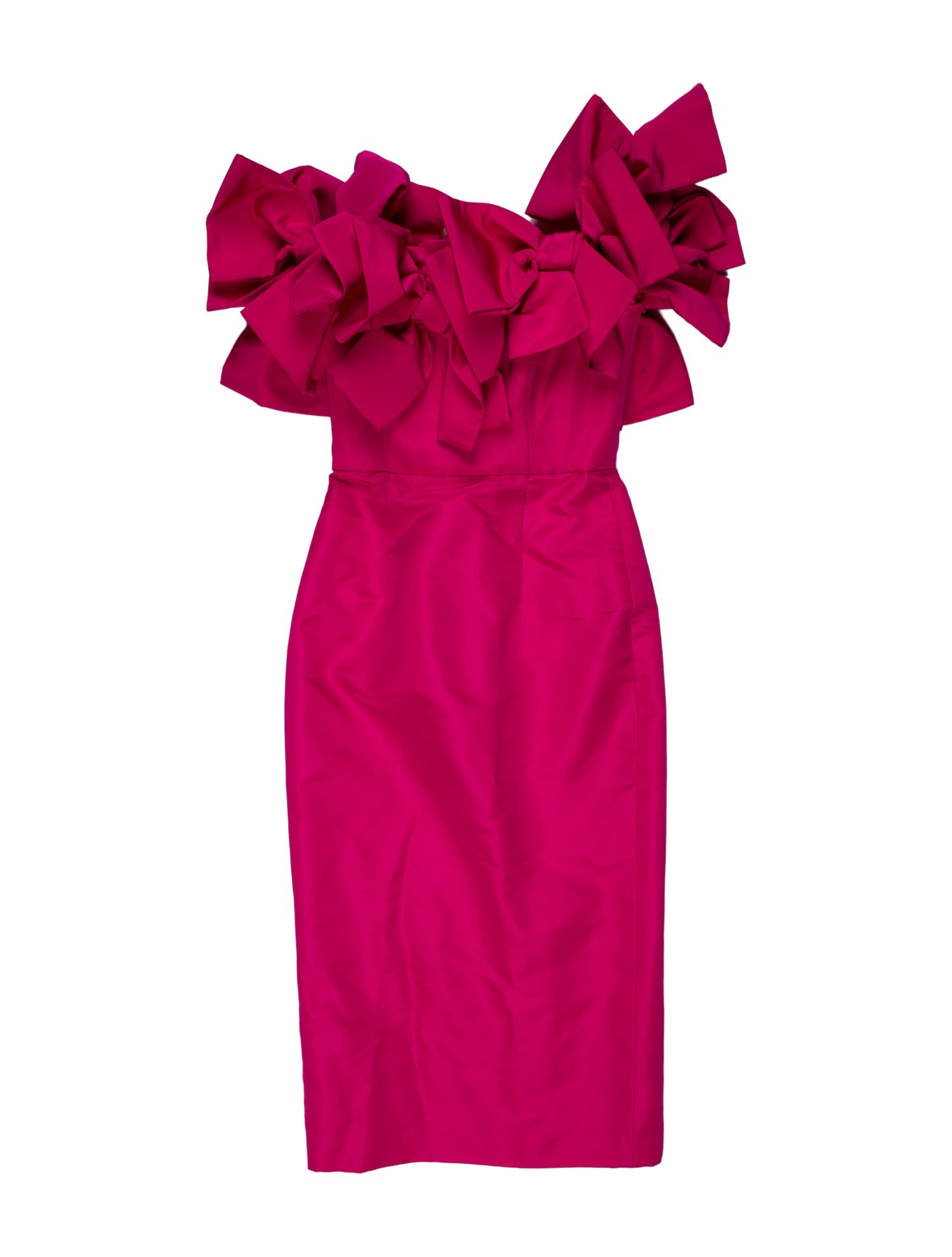 Carolina Herrera Silk Midi Length Dress