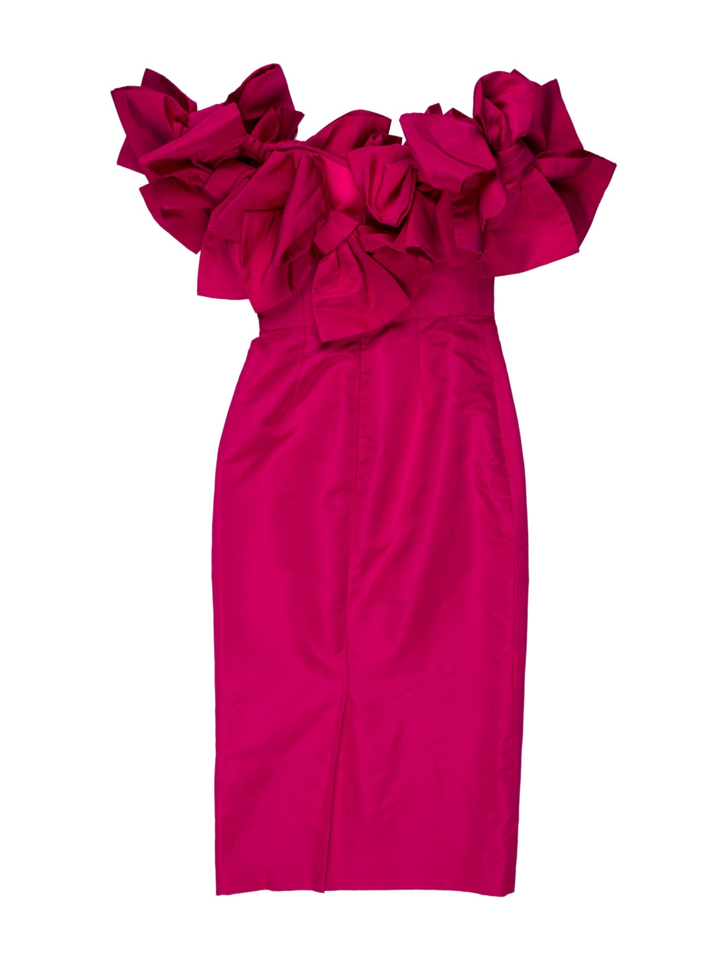 Carolina Herrera Silk Midi Length Dress