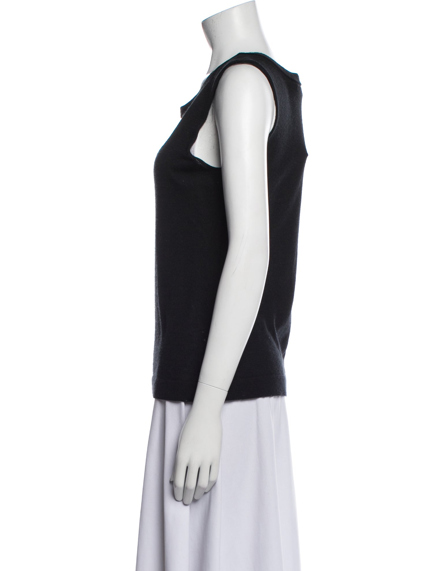 Carolina Herrera Silk Scoop Neck Sweater