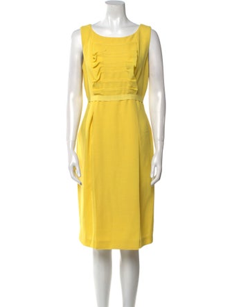 Carolina Herrera Virgin Wool Knee-Length Dress