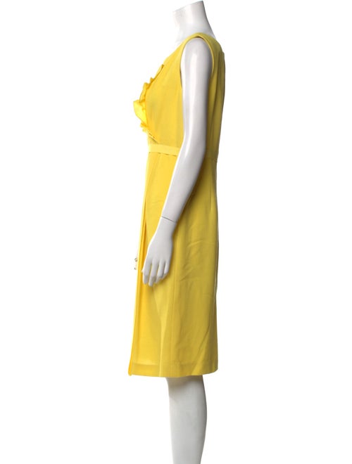 Carolina Herrera Virgin Wool Knee-Length Dress