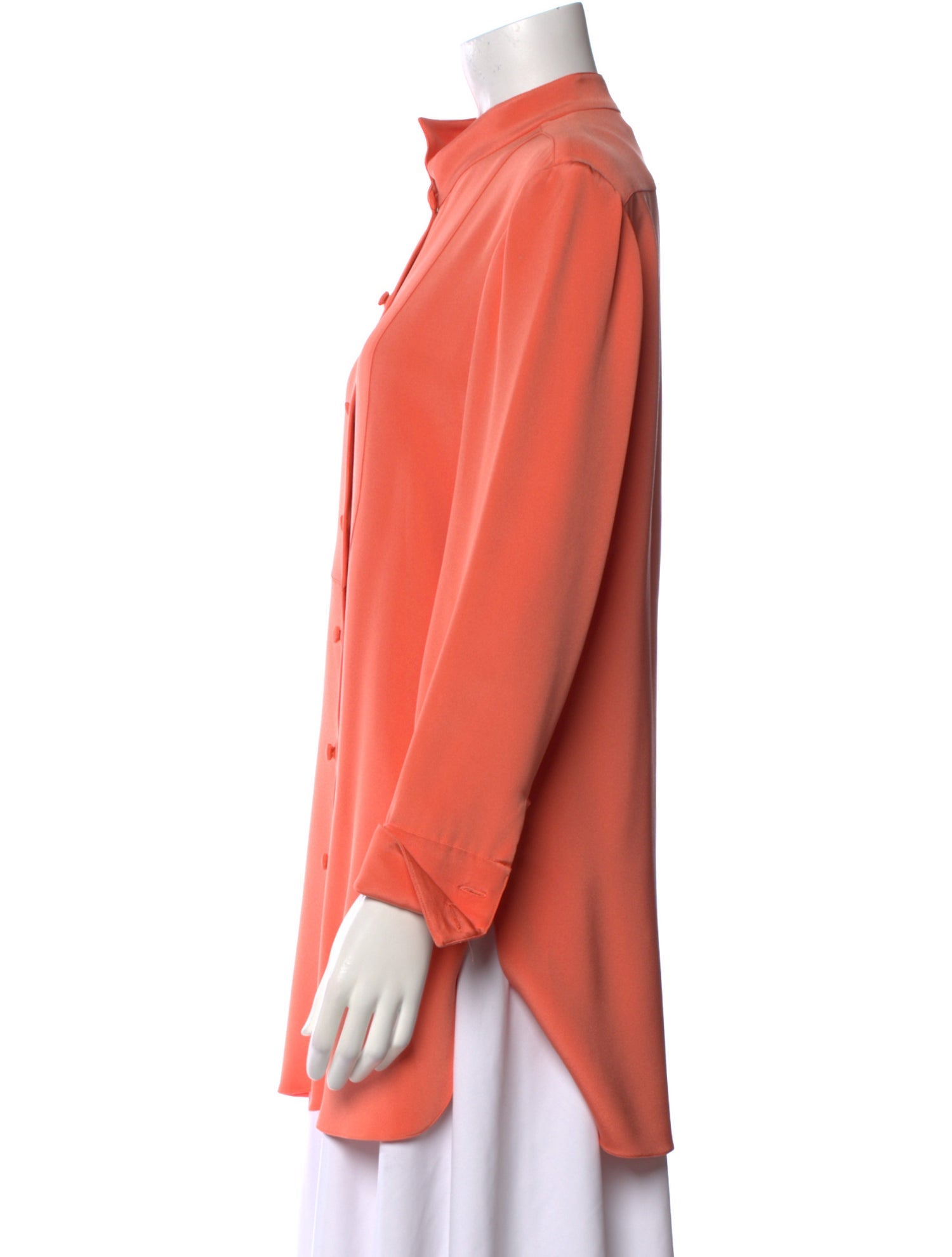 Carolina Herrera Mock Neck Long Sleeve Tunic