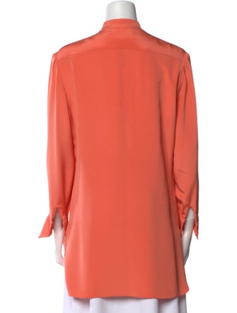 Carolina Herrera Mock Neck Long Sleeve Tunic