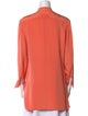 Carolina Herrera Mock Neck Long Sleeve Tunic
