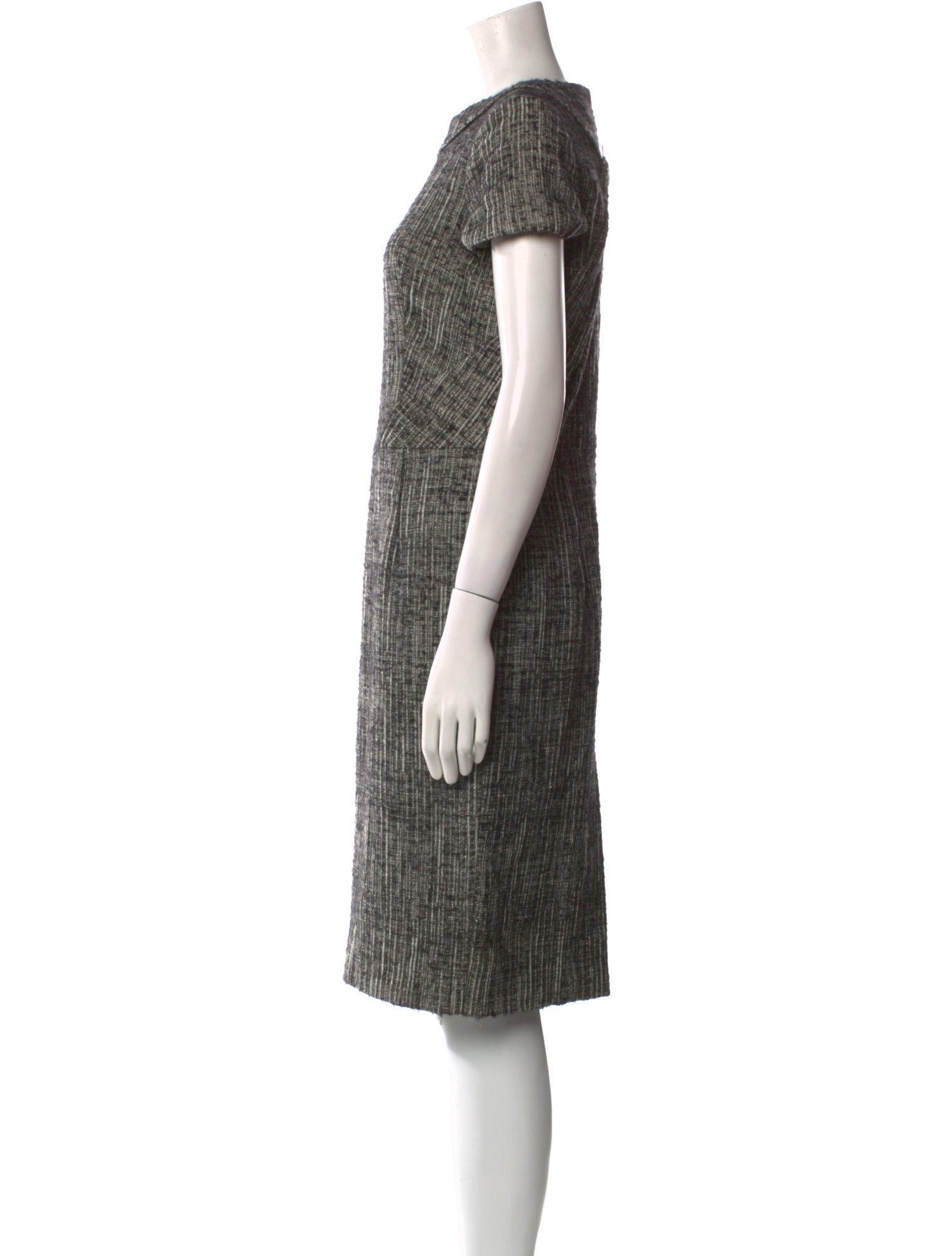 Carolina Herrera Wool Knee-Length Dress