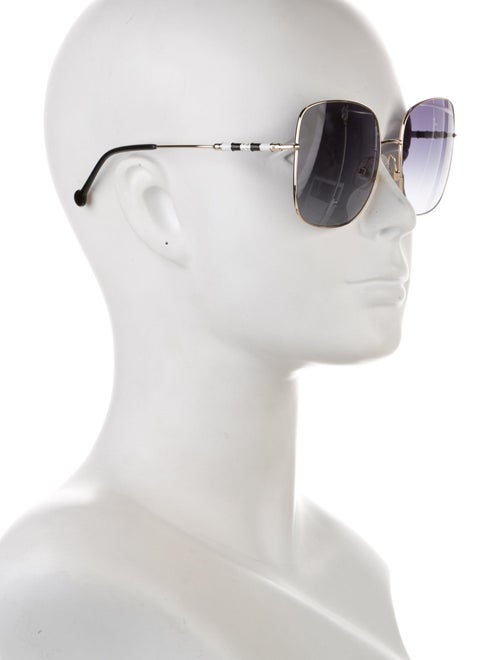 Carolina Herrera Oversize Gradient Sunglasses